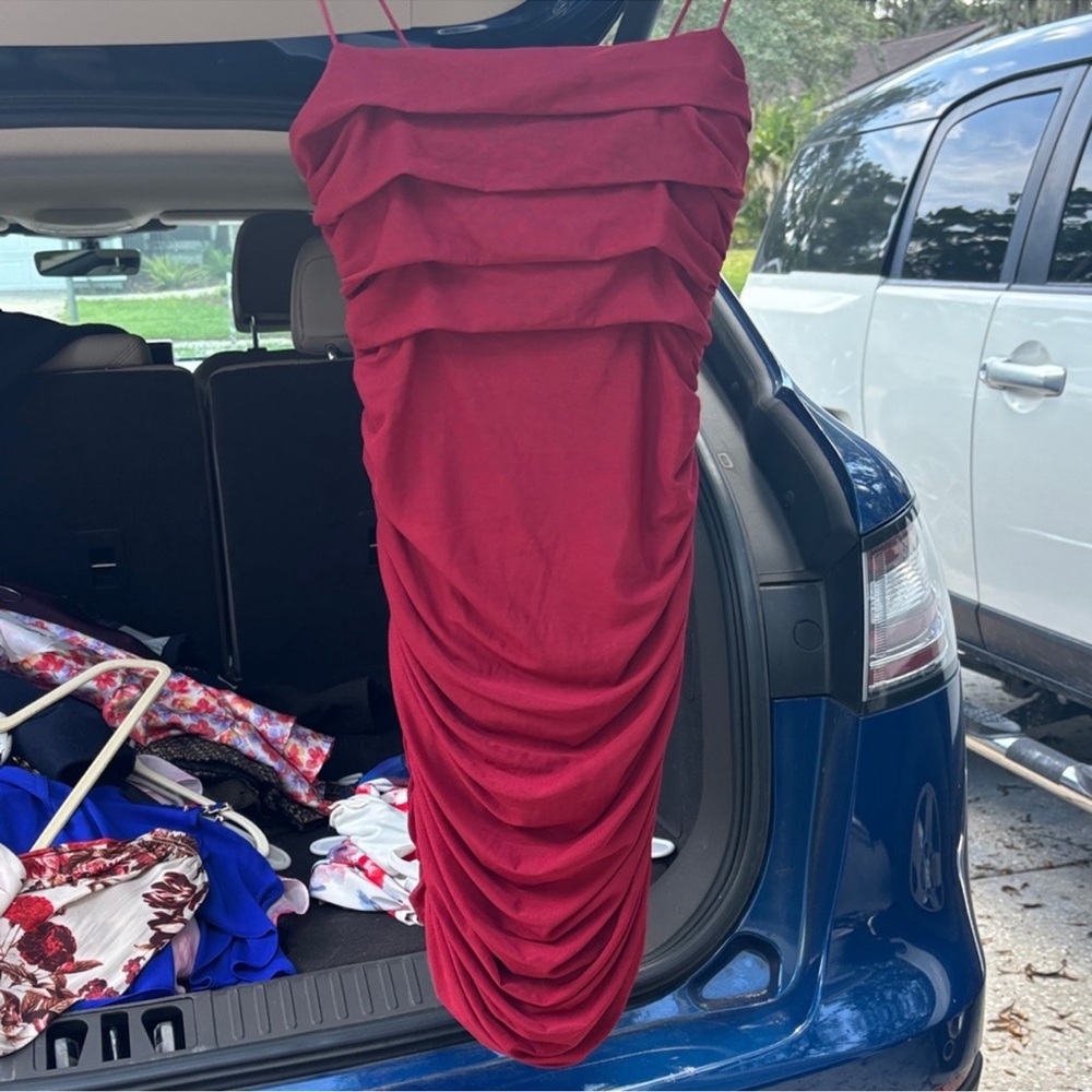 Princess Polly Deep Red Dress